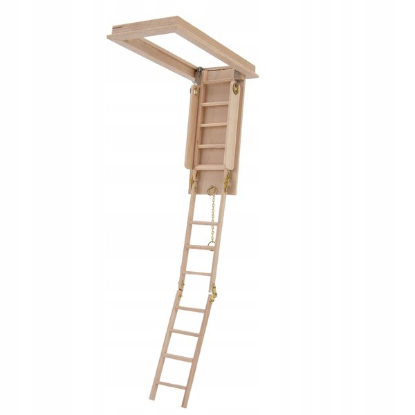 Schody in Miniatura per Case delle Bambole in Legno – Scala 1:12