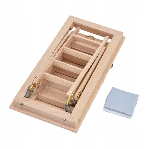 Schody in Miniatura per Case delle Bambole in Legno – Scala 1:12