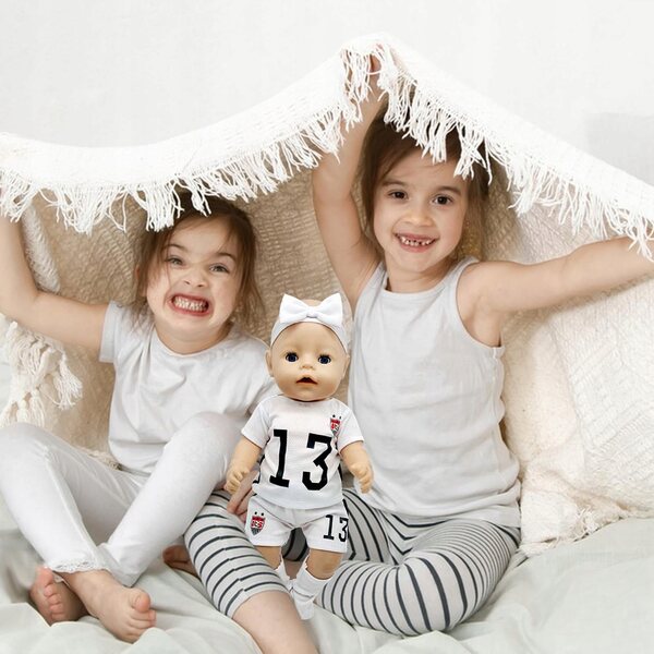 Kleidungsset mit Hut für 35–43 cm große Puppen, Modeaccessoires für Kinder