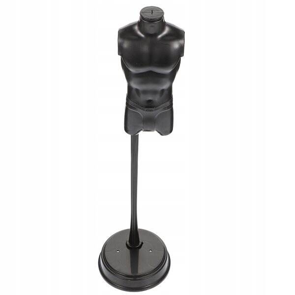 Set 3 espositori abbigliamento per bambole in plastica nera 29 cm