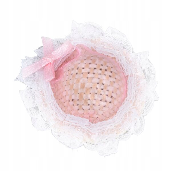 Mini cappello cilindro rosa in scala 1:12 per bambole e collezionismo