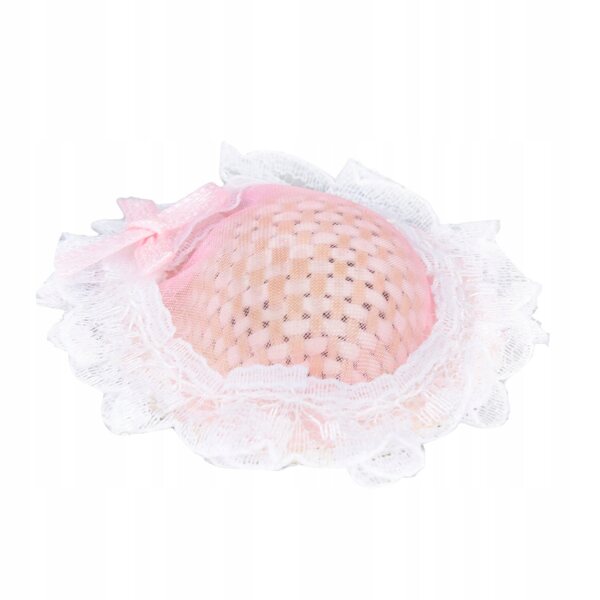 Mini cappello cilindro rosa in scala 1:12 per bambole e collezionismo