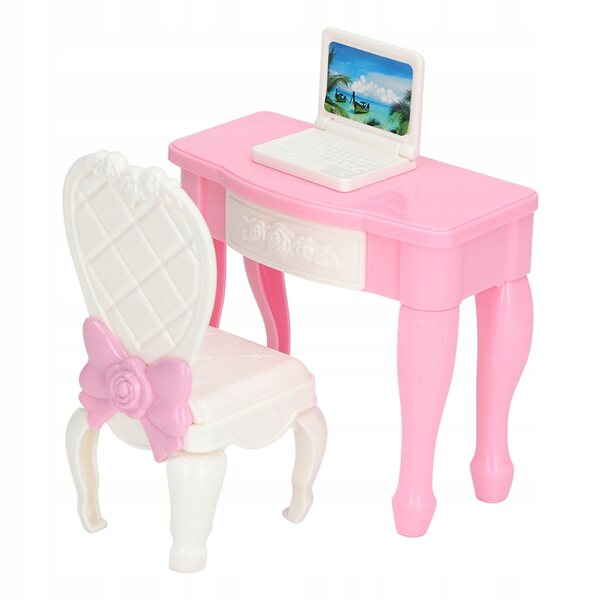 Miniatura Tavolo Laptop per Casa delle Bambole in Scala 1:12 - Accessorio Realistico