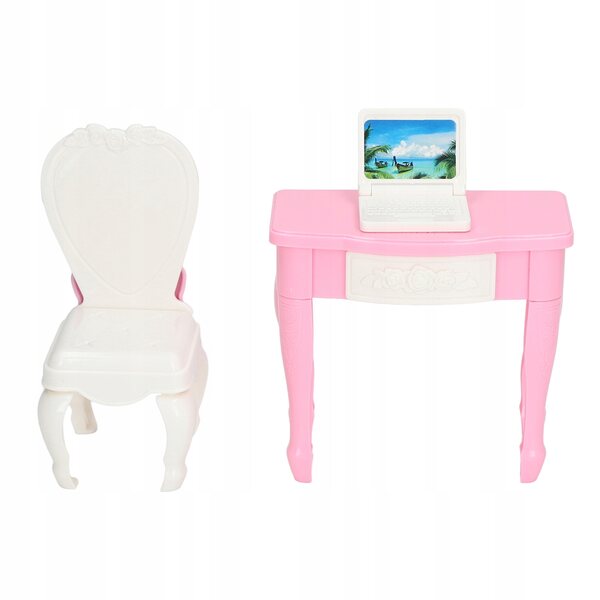Miniatura Tavolo Laptop per Casa delle Bambole in Scala 1:12 - Accessorio Realistico