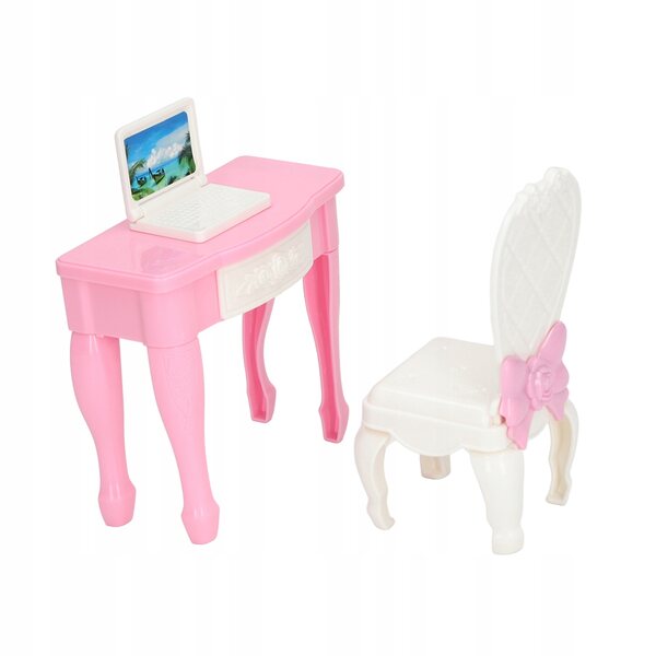 Miniatura Tavolo Laptop per Casa delle Bambole in Scala 1:12 - Accessorio Realistico