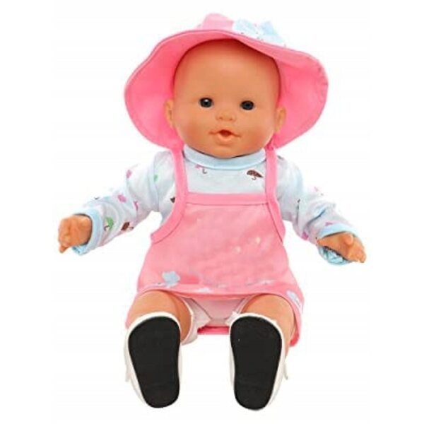 Kleidung für Puppen 35-43 cm Rosa aus weichem Stoff