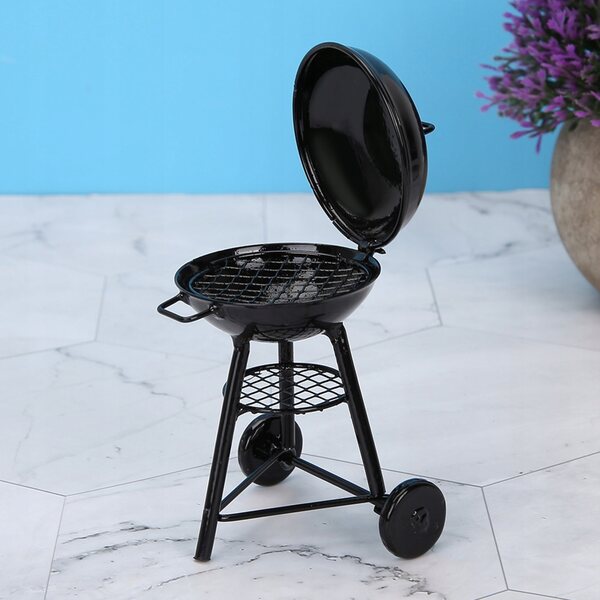 1:12 Miniatur-Minigrill für Puppenhaus, realistisches Outdoor-Zubehör