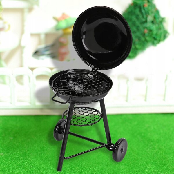 1:12 Miniatur-Minigrill für Puppenhaus, realistisches Outdoor-Zubehör