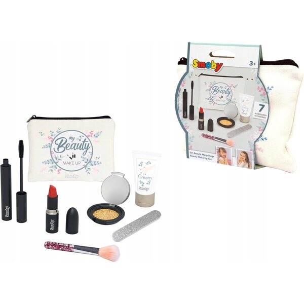 Kinder-Make-up-Set mit Kosmetikkoffer und Spielzubehör für Kinder ab 3 Jahren