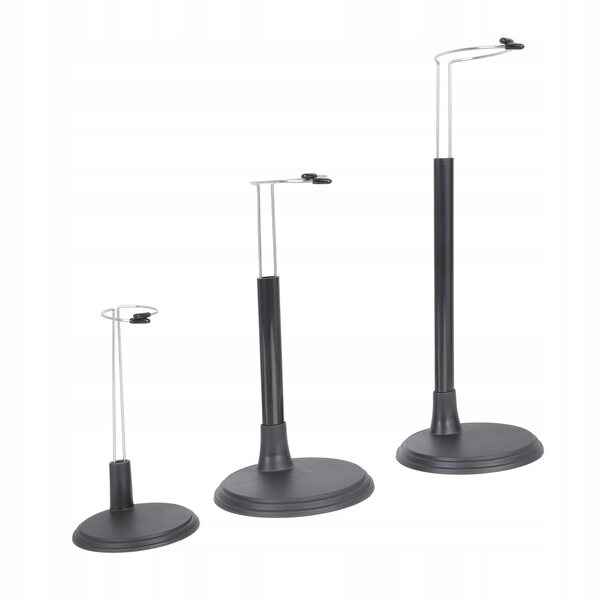 Set 3 Supporti per Bambole Solidi e Colorati in Acciaio Inox e PVC