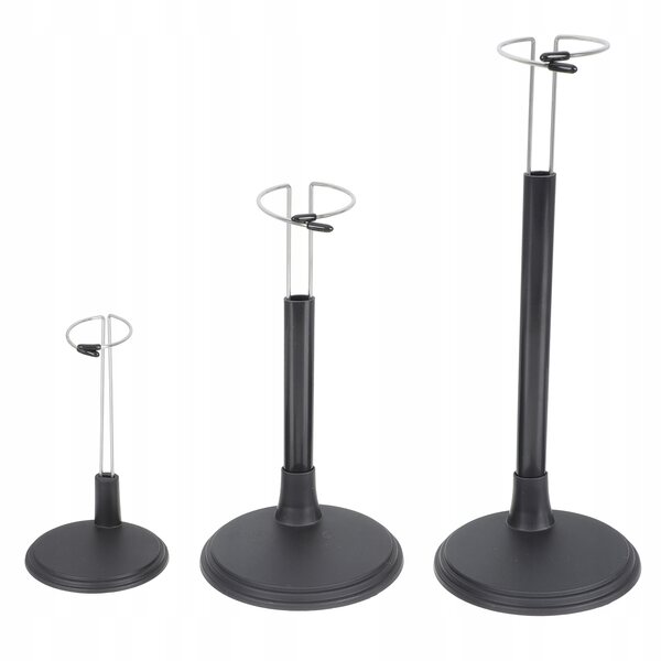 Set 3 Supporti per Bambole Solidi e Colorati in Acciaio Inox e PVC