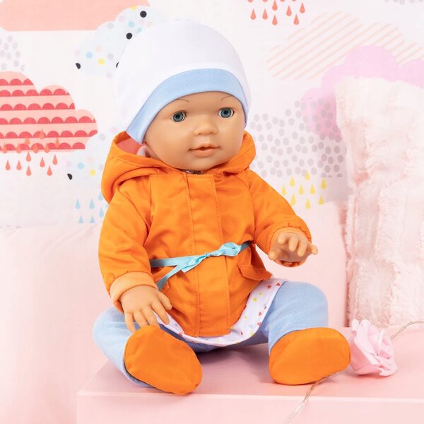 Bayer Design Ubranka für Puppen 38–43 cm, Set aus Kleidung und Stoffzubehör