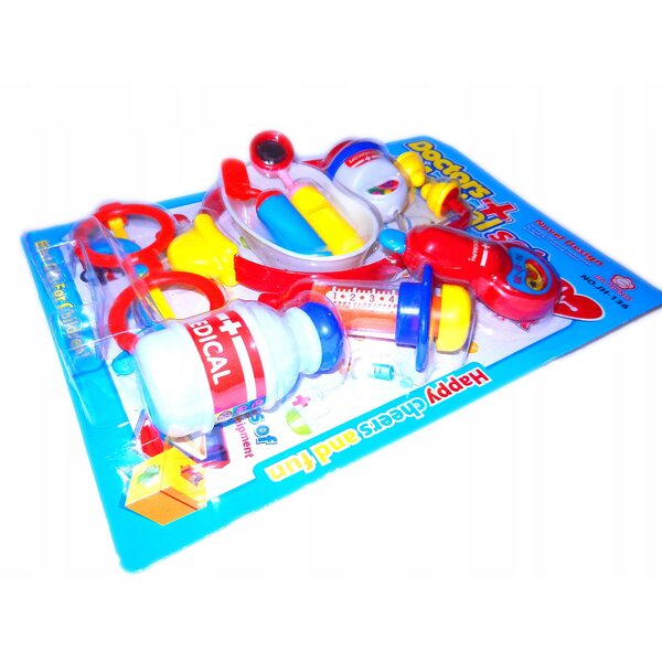 Set medico giocattolo con stetoscopio per bambini dai 3 anni in plastica CE