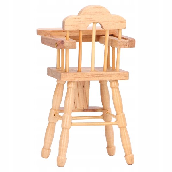 Miniaturstuhl für Kinder 1:12 aus Holz für Baby Feily Puppenhaus