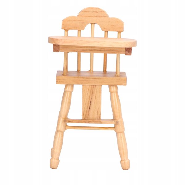 Miniaturstuhl für Kinder 1:12 aus Holz für Baby Feily Puppenhaus