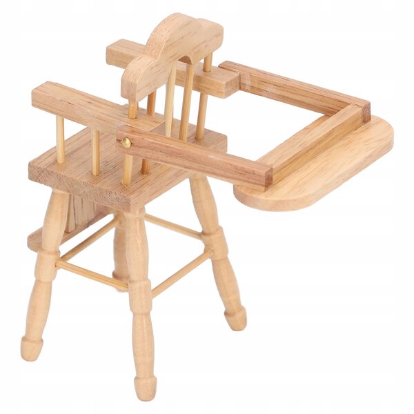 Miniaturstuhl für Kinder 1:12 aus Holz für Baby Feily Puppenhaus