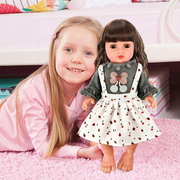 Kleidung für neugeborene Puppen 35-45 cm aus Stoff, Accessoires für Kinder ab 3 Jahren