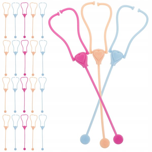 Set 30 Stetoscopi Giocattolo per Bambini Leggeri Sicuri e Colorati