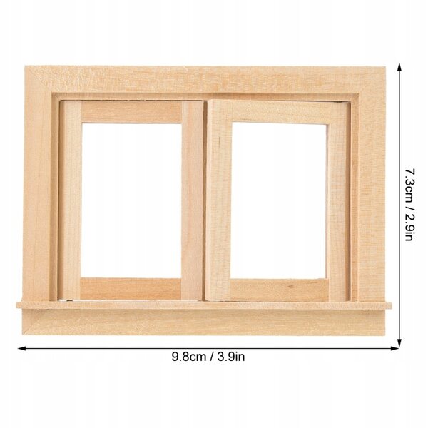 Mini simulazione mobili in legno per casa delle bambole 1:12, decorazione realistica