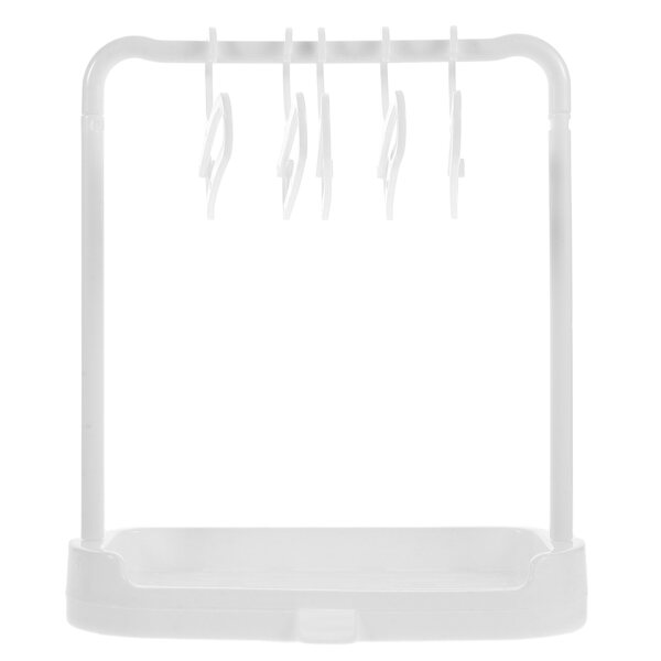 Set di 6 appendini resistenti per vestiti delle bambole con design in cotone