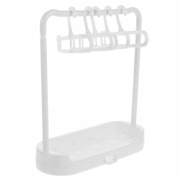 Set di 6 appendini resistenti per vestiti delle bambole con design in cotone
