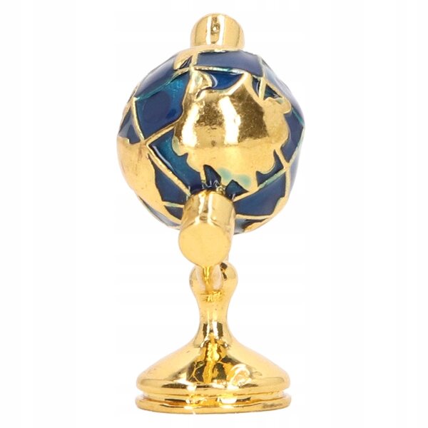 Miniatura Globo Metallico 1:12 per Casa delle Bambole Dettaglio Realistico