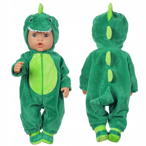 AOLSO Kleidungsset für Puppen, 35–45 cm, Dinosaurier-Thema, Geschenk für Mädchen