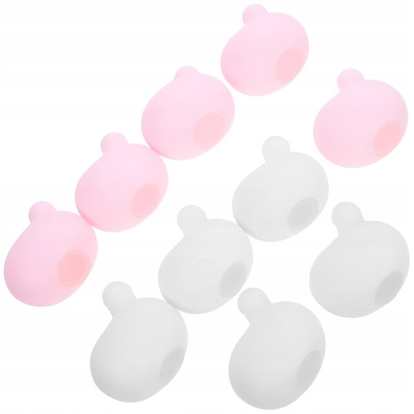 Set 10 Inserti in Silicone Rosa per Giocattoli Anti-stress con Nucleo a Bolle