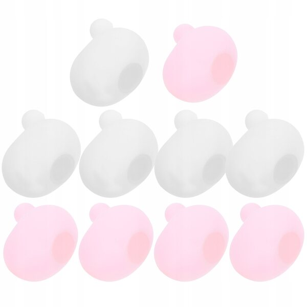 Set 10 Inserti in Silicone Rosa per Giocattoli Anti-stress con Nucleo a Bolle