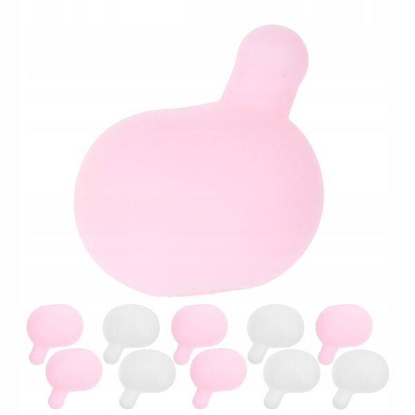 Set 10 Inserti in Silicone Rosa per Giocattoli Anti-stress con Nucleo a Bolle