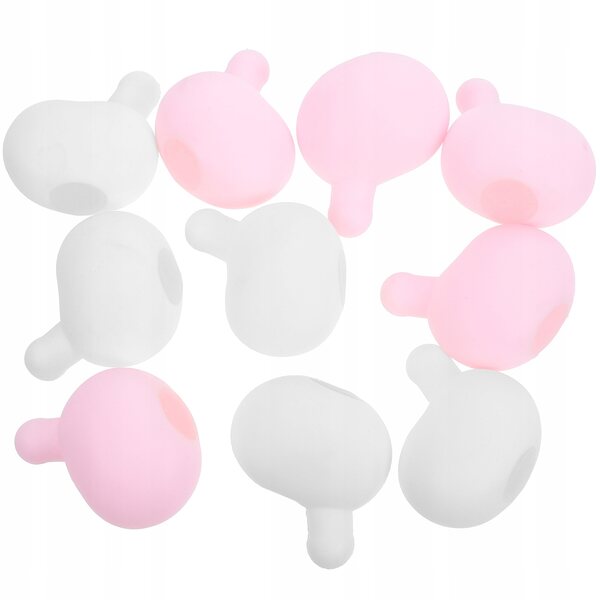 Set 10 Inserti in Silicone Rosa per Giocattoli Anti-stress con Nucleo a Bolle