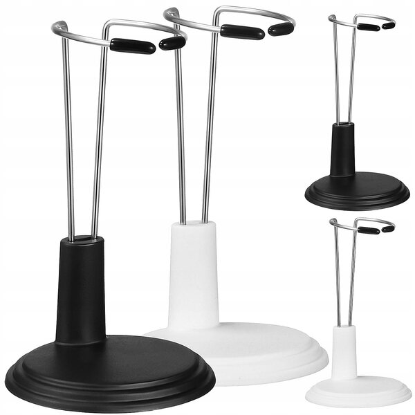 Set di 4 supporti per bambole regolabili per esposizione e conservazione, multicolore