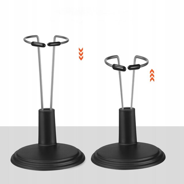 Set di 4 supporti per bambole regolabili per esposizione e conservazione, multicolore