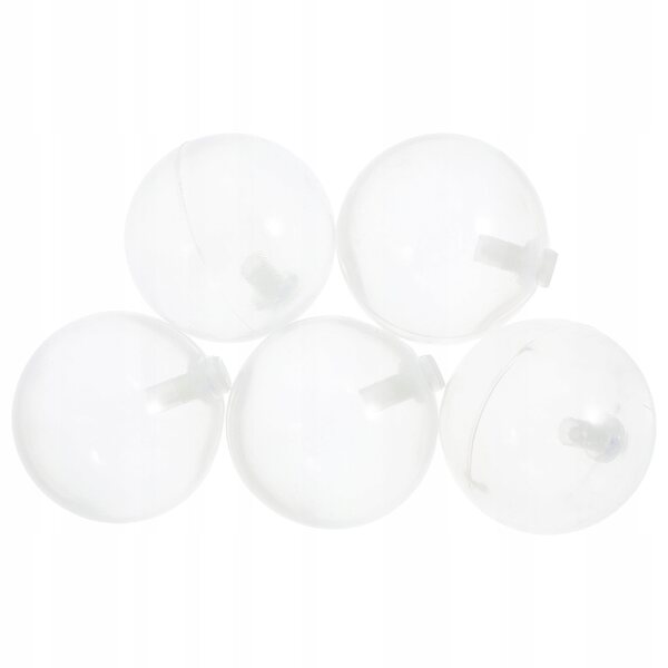 Set di 5 cigolii per giocattoli in plastica sostituibili, 5x5 cm, trasparenti
