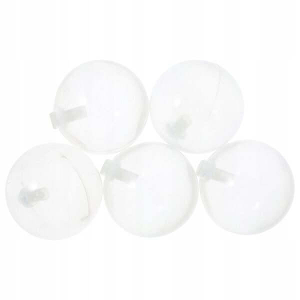 Set di 5 cigolii per giocattoli in plastica sostituibili, 5x5 cm, trasparenti