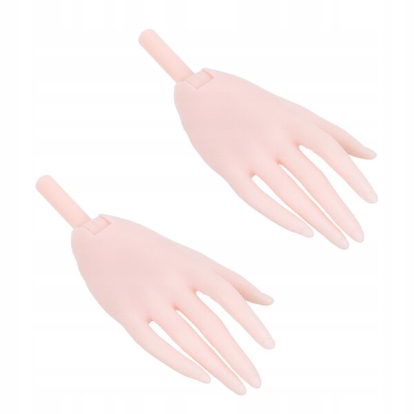 Paar realistische beige Hände für Puppen und Actionfiguren, einfacher Austausch