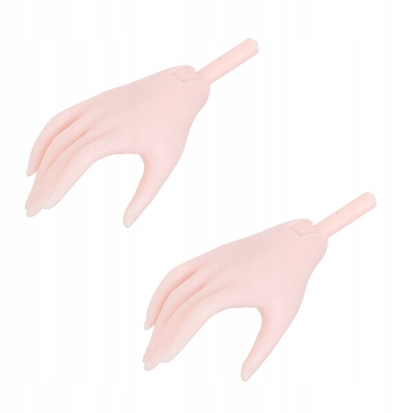 Paar realistische beige Hände für Puppen und Actionfiguren, einfacher Austausch