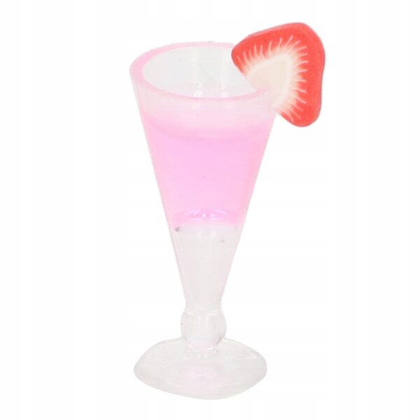 Set 20 Mini Cocktail in Resina per Casa delle Bambole Scala 1:12