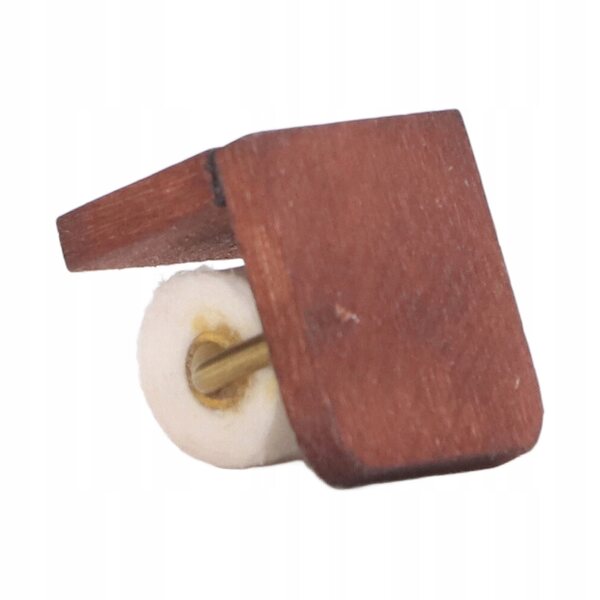 Miniatura 1:12 Dosatore di Rotolo di Carta per Casa delle Bambole in Legno e Metallo