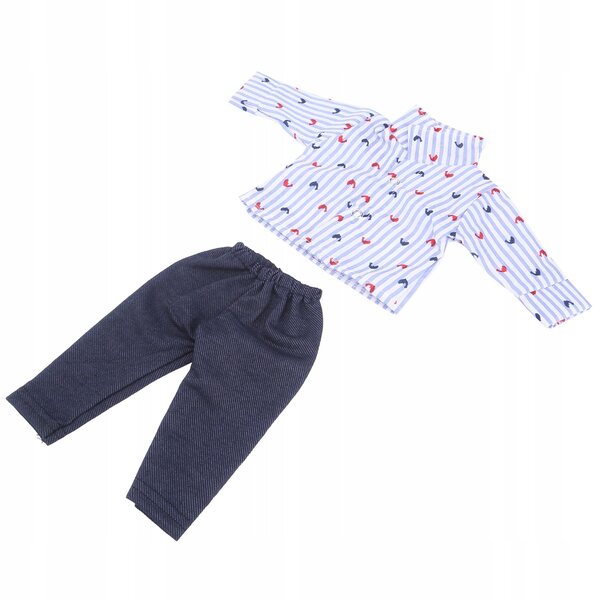 Modisches und hochwertiges Set aus Oberteil und Hose für 18-Zoll-Puppen