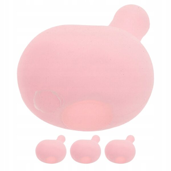 Set 3 Inserti in Silicone Rosa con Bolle per Creare Giocattoli da Stringere DIY