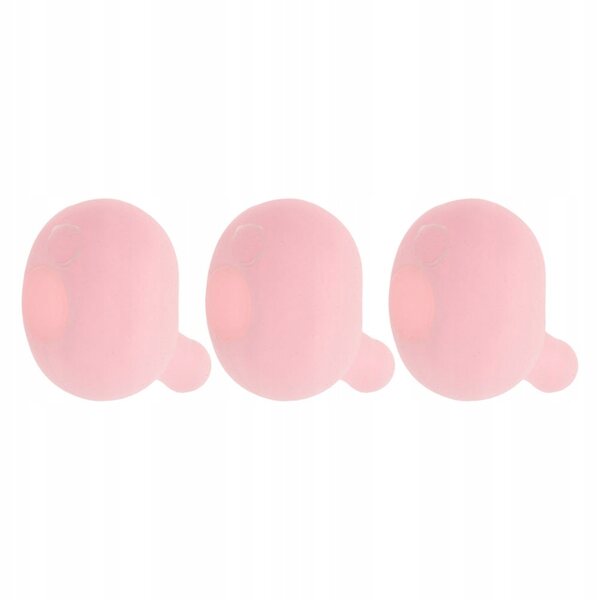 Set 3 Inserti in Silicone Rosa con Bolle per Creare Giocattoli da Stringere DIY
