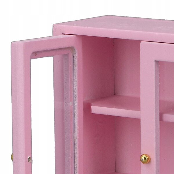 1:12 Wandschrank aus Holz für Puppenhaus: Miniatur und langlebig