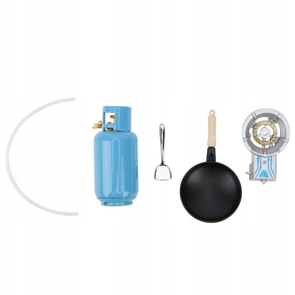 Miniatura 1:12 serbatoio per cucina a gas per casa in miniatura decorativa