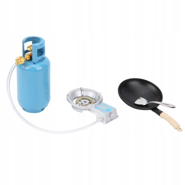 Miniatura 1:12 serbatoio per cucina a gas per casa in miniatura decorativa