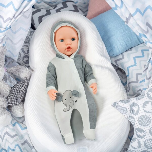 Elefantenkleid mit Kapuze für Puppen 35-45 cm - AOLSO