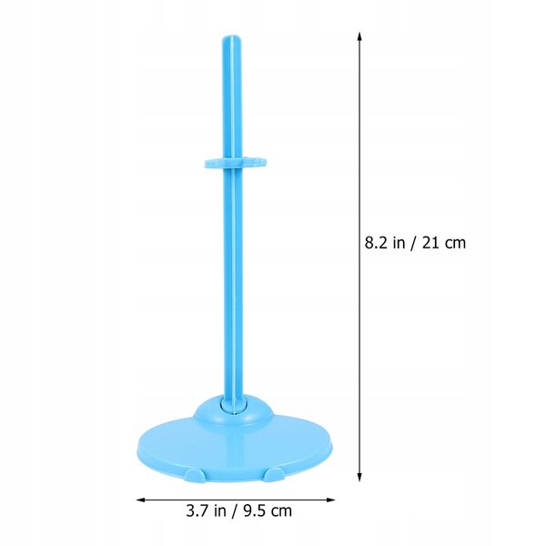 Set 20 supporti universali per bambole in plastica resistente, colorati