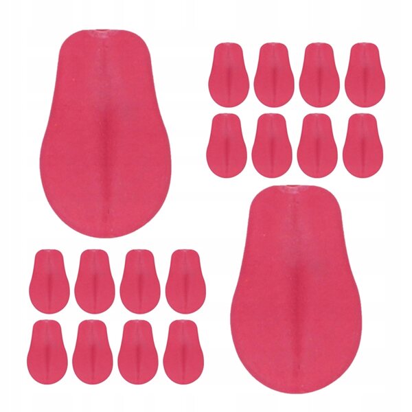 20 Stück rosa PVC-Hundezunge für Bastelzubehör und Plüschtiere