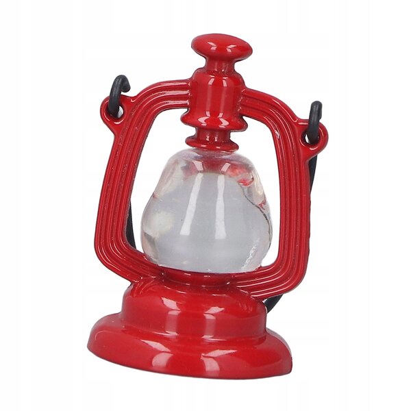 Miniatura lampada a petrolio per casa delle bambole 1:6 in lega resistente
