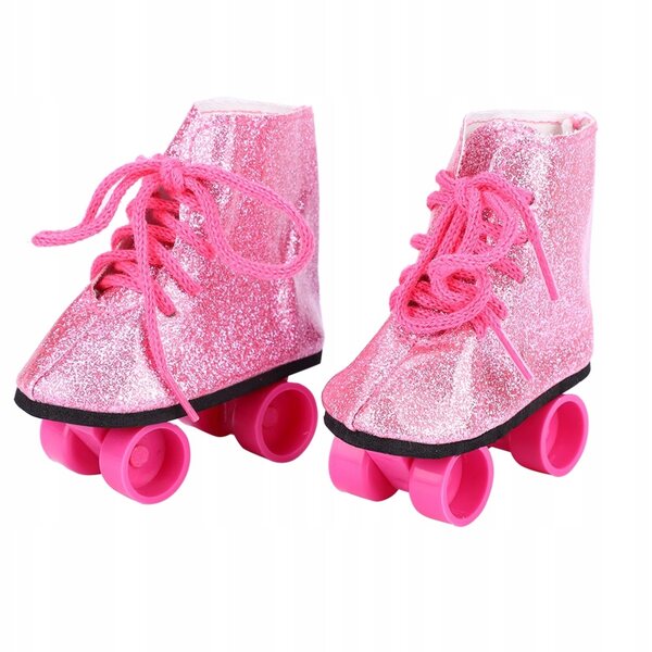 Eislaufschuhe für 18-Zoll-Puppen. Hochwertige Modeaccessoires